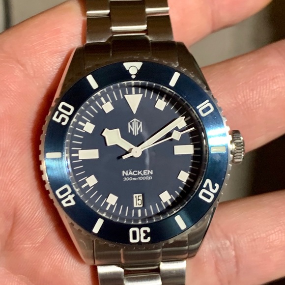 NTH WATCH NÄCKEN MODERN BLUE AUTOMATIC DIVER - Picture 15 of 16